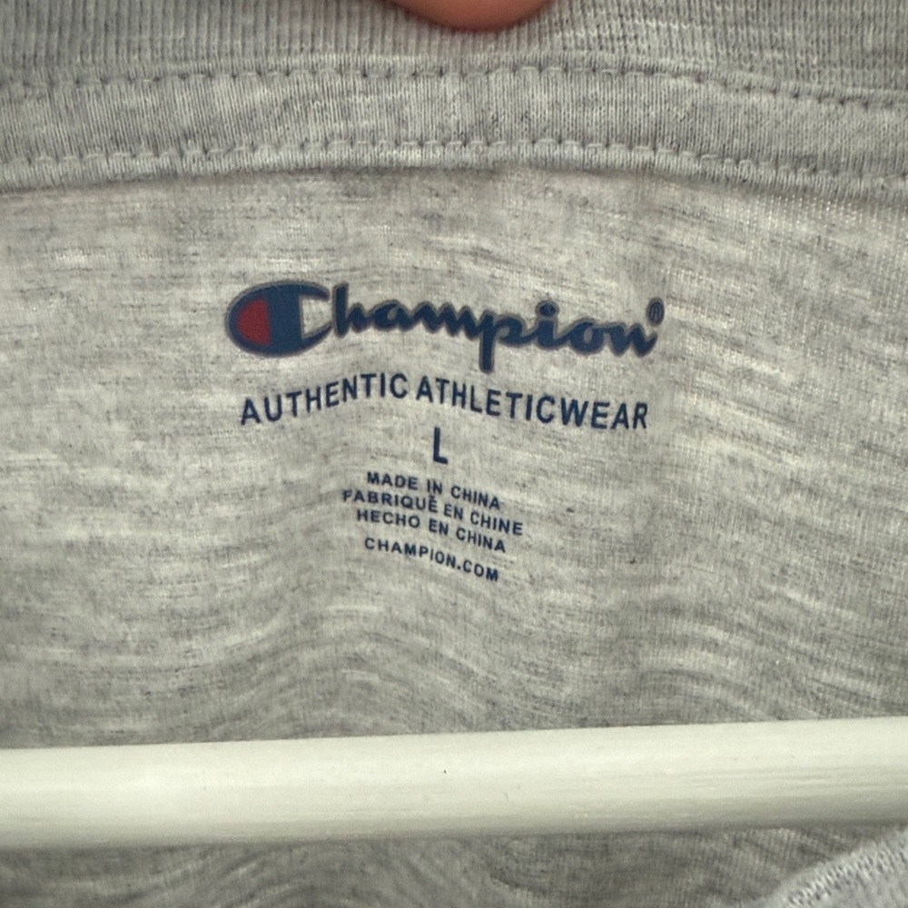 Champion Kids Heather Gray Tee with Patterned Pocket - Picture 2 of 3